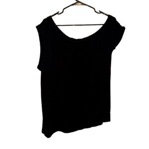 Torrid Black Short Sleeve Top Super Soft Size 0